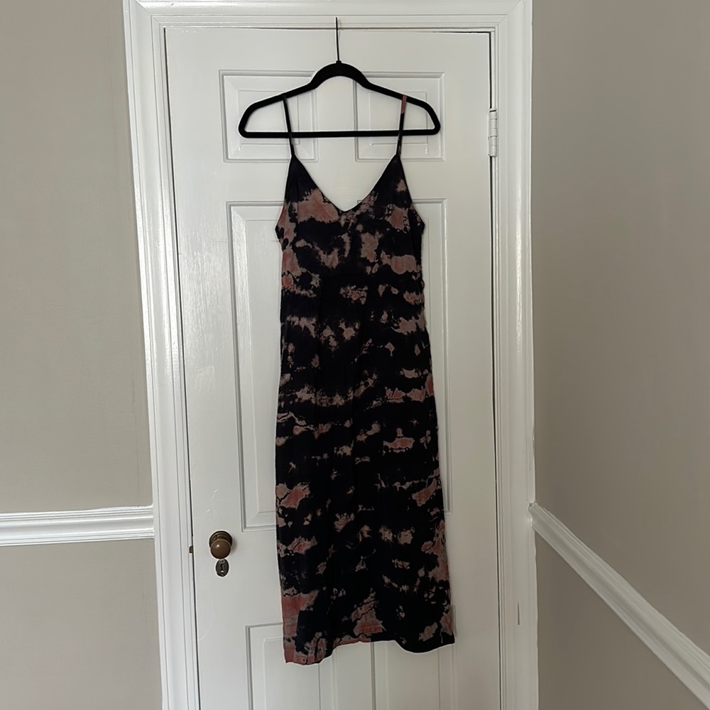 Anthropologie tie dye casual dress